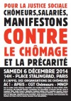 Manifestation des Chômeurs et Précaires - Le 6 décembre